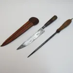 Lote: 131 - Lote: 131 - Cuchillo criollo y chaira