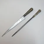 Lote: 132 - Lote: 132 - Cuchillo criollo y chaira