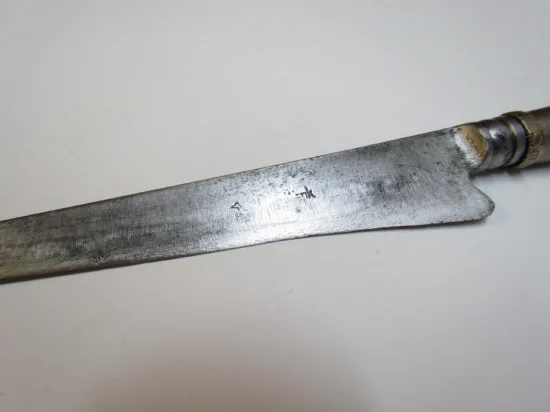 Lote: 132 - Lote: 132 - Cuchillo criollo y chaira