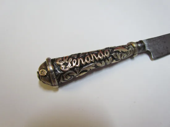 Lote: 125 - Lote: 125 - Cuchillo verijero