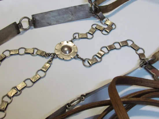 Lote: 259 - Lote: 259 - Cabezada, riendas y freno